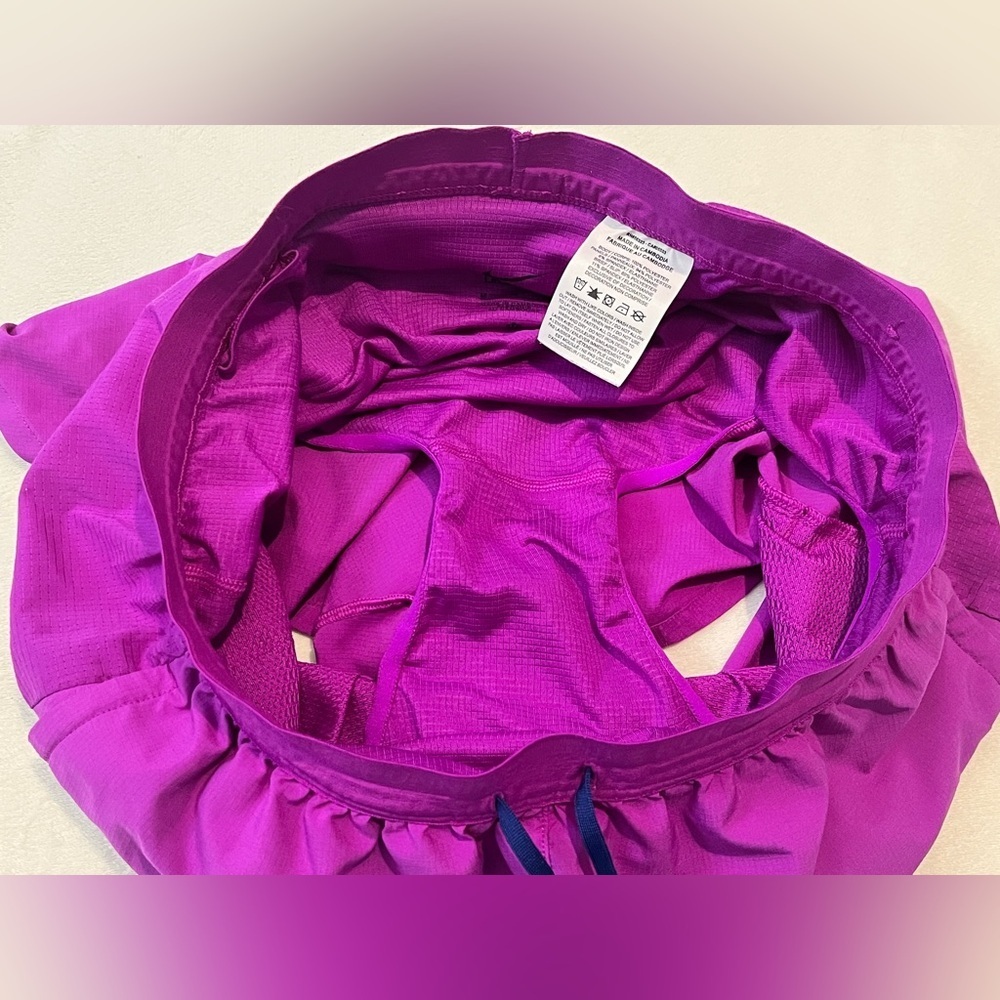Nike Dri-Fit Women’s Fuchsia Athletic Running Drawstring Shorts Size Medium - Picture 12 of 16